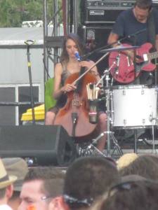 Ben Howard's cello player, India Bourne